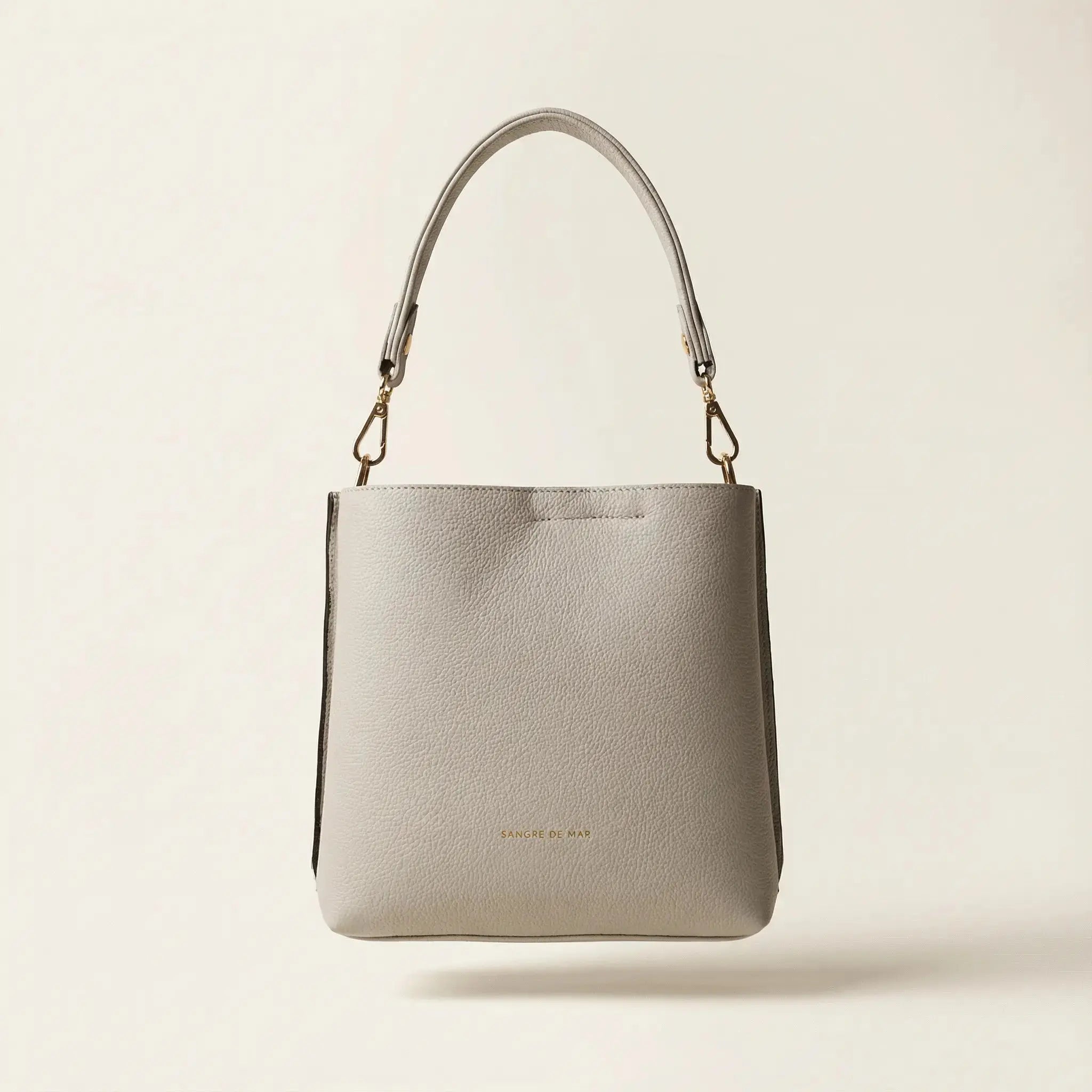 Marina Mini Bucket Leather Bag – Ice Sangre de Mar