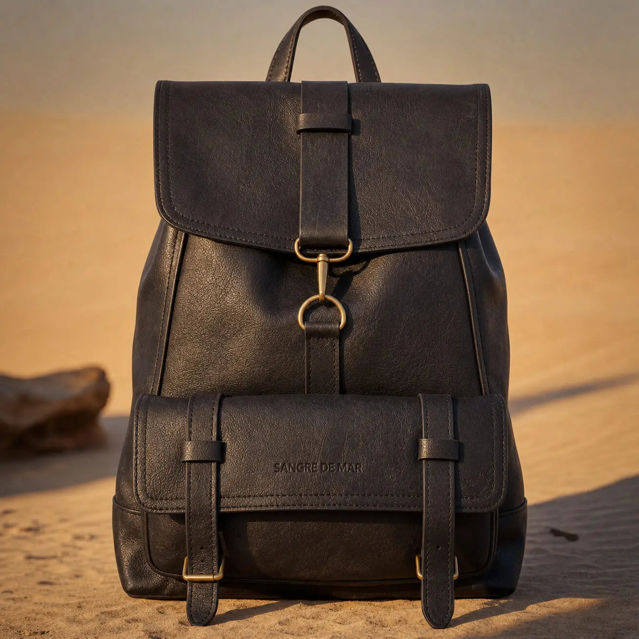 Mariner Leather Travel Backpack Black | Sangre de Mar Sangre de Mar